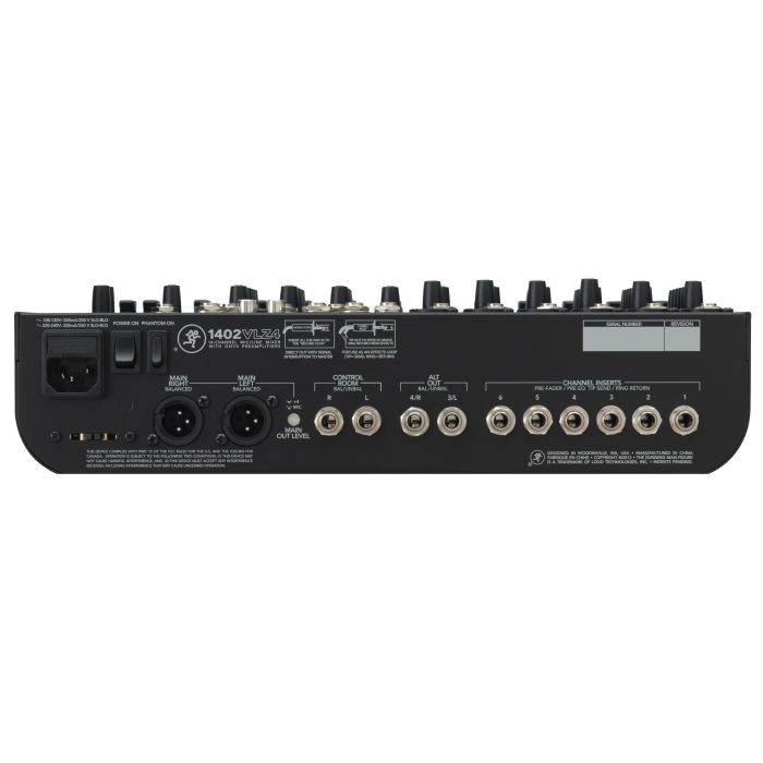 Mackie 1402VLZ4 14-channel Mixer – DJ BAND SUPPLY