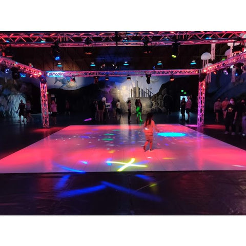 12' X 15' Dance Floor, White Vinyl Or Wood Vinyl Rental