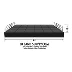 24' X 16' X 2' Tall Portable Rental Stage for only $1100.00 per day