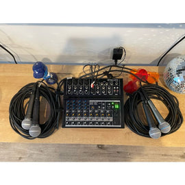 4 Mic, 2 Speaker Karaoke System For Rent for only $265.00 per day
