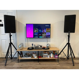 4 Mic, 2 Speaker Karaoke System For Rent for only $265.00 per day