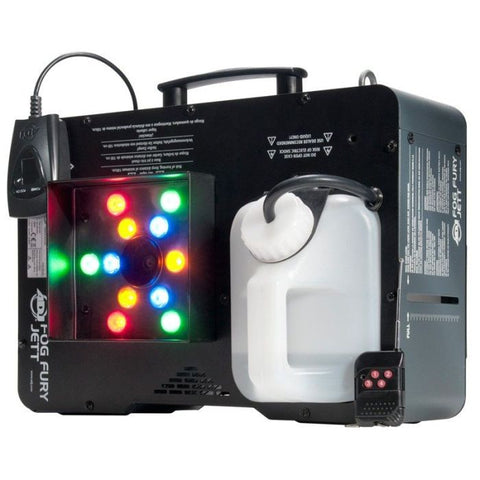 ADJ Fog Fury Jett RGBA Pyrotechnic-Like Effect Fog Machine For Rent $45.00