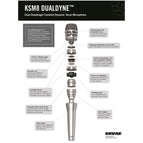 Shure - KSM8/N Dualdyne Vocal Microphone Nickel For Rent for $40.00