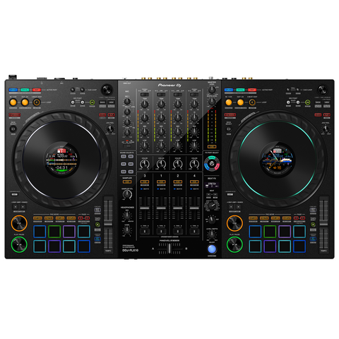 Pioneer DJ DDJ-FLX10 4-Channel DJ Controller for rekordbox and Serato DJ Pro (Black)