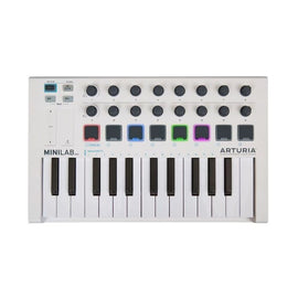 Arturia MiniLab MkII White 25 Slim-key Controller For Rent For $15.00