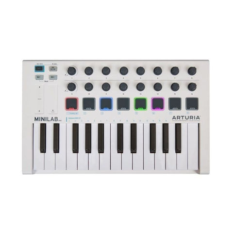Arturia MiniLab MkII White 25 Slim-key Controller For Rent For $15.00