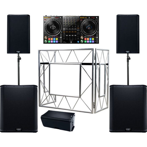 DJ Sound Rental Package 2, Pioneer DJ SRT1000, QSC Speakers for rent for only $700.00