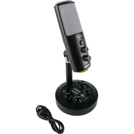 Mackie Element Series Chromium Premium USB Condenser Microphone with Built-In 2-Channel Mixer