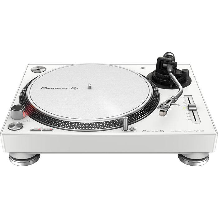 PIONEER PLX-500-W DIRECT DRIVE TURNTABLE (White) – DJ BAND SUPPLY