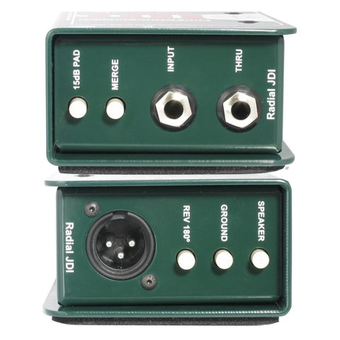 Radial JDI - Jensen Equipped 1-channel Passive Instrument Direct Box