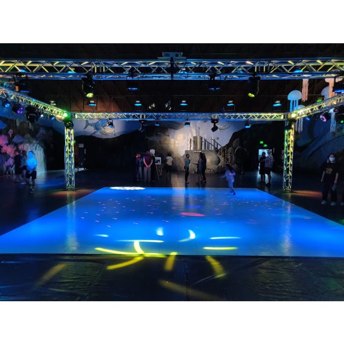 【陶板額】DANCING HOURS Black & White Checkered Dance Floor (18ft x 20ft) Rental