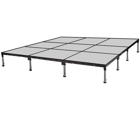 12' X 12' Portable Stage 2' Tall Available For Rent For only $440.00 per day