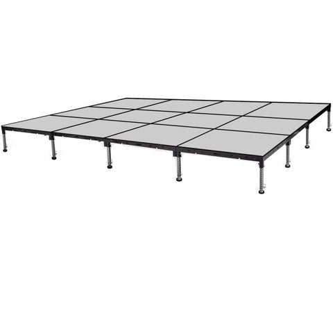 12' X 16' Portable Stage 2' Tall Available For Rent for only $560.00 per day
