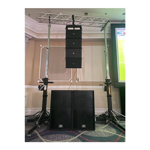 25,000 Watt Peavey Line Array Rental Package for only $1300.00 per day