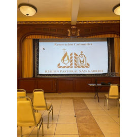 250 Truss Front Projection Screen System For Rent For $699.99