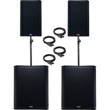 2 QSC K12.2 12" Speakers 2 QSC KS118 18" Subwoofers for Rent for only $390.00