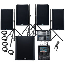 Rental Sound System Package #4 for rent for only $550.00 per day