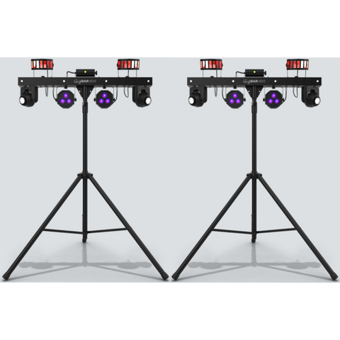 2 Chauvet DJ Gig Bar Moves 5-in-1 LED Lighting System with Moving Heads For Rent for only $200.00 per day
