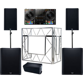 DJ Sound Rental Package 2, Pioneer DJ SRT1000, QSC Speakers for rent for only $700.00