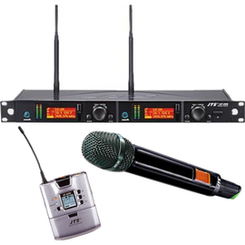 JTS Dual JTS JSS-20 Handheld and Lavalier / Over the ear System For Rent for $200.00