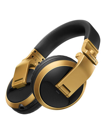 Pioneer DJ HDJ-X5BT-N Bluetooth Over-Ear DJ Headphones - Gold