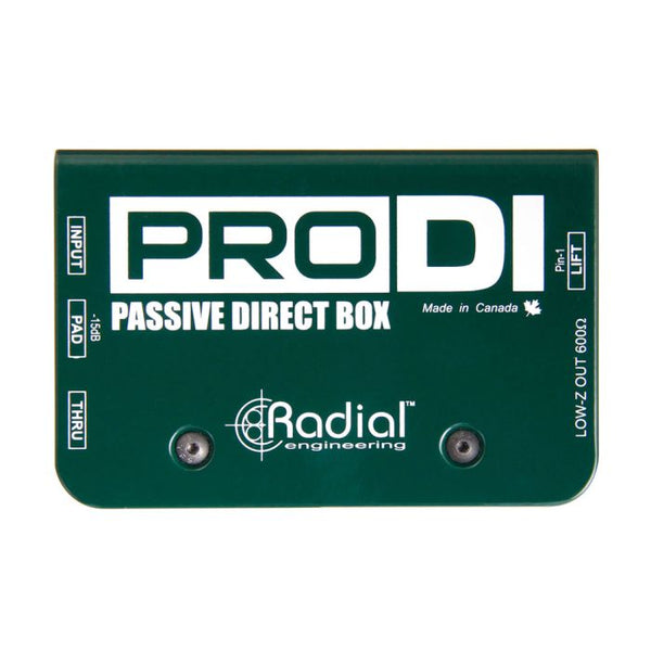 Radial ProDI Single-channel Passive Direct Box – DJ BAND SUPPLY