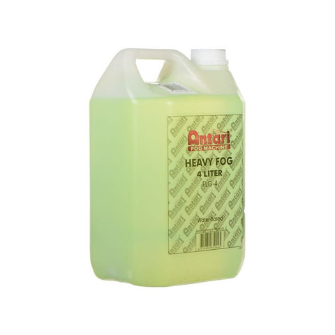 Antari FLG-4 Long-Lasting Fog Fluid for Antari Fog Machines (1 Gallon, Green Formula)