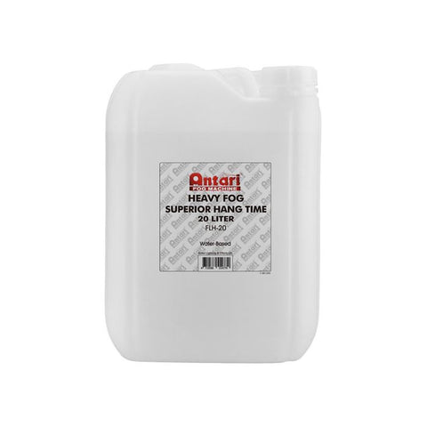 Antari FLH20 Heavy-Density & Long Hang Time Fog Fluid (5 Gallons, Clear)