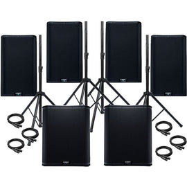4 QSC K12.2 Speakers, 2 QSC KS118 for Rent Only 550.00 Per Day