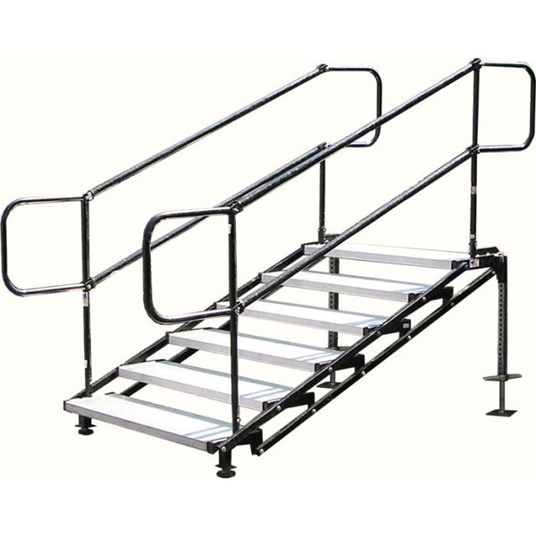 6 Step Adjustable Height Stairs for Rent – DJ BAND SUPPLY
