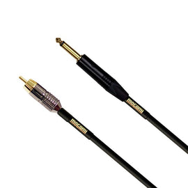 Mogami Gold 12' 1/4 TS Male to RCA Male Audio/Video Patch Cable