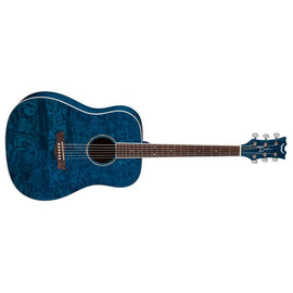 Dean AXcess AX DQA TBL AXS Dread Quilt Ash - Trans Blue