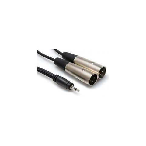 Hosa CYX-402M 2 m 3.5 mm TRS to Dual XLR3M