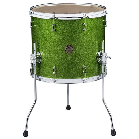 ddrum - Dios Series 16x18 Floor Tom Emerald Green Sparkle