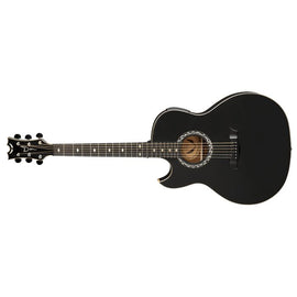 Dean - Exhibition Acoustic/Electric - Black Satin Lefty