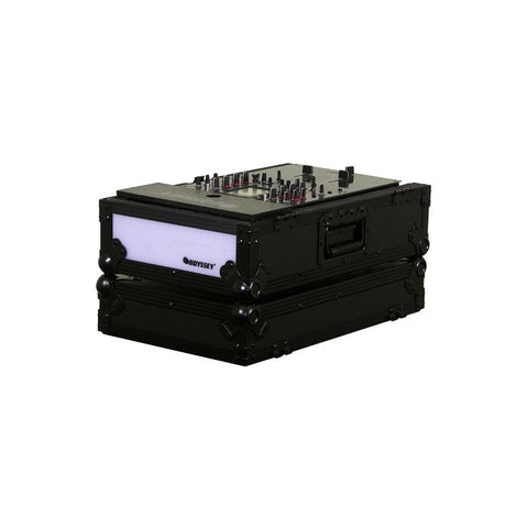 Odyssey 10 Pro DJ Mixer Case Flight Fx Series All Black Hardware