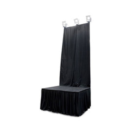 IntelliStage - Back Drop Curtain - Measures 4' x 8' High  (1 pc per pack)