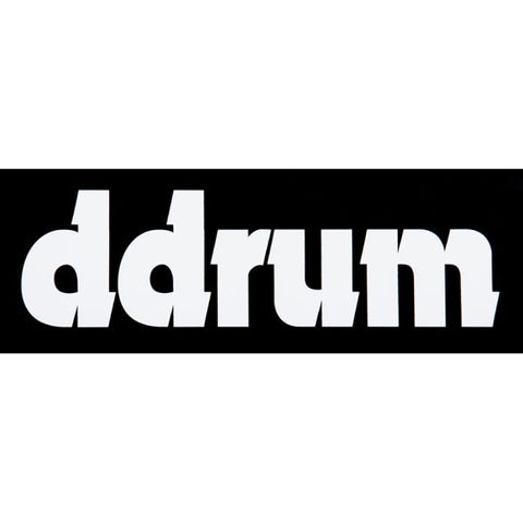 ddrum - Logo Transfer Decal - WHITE