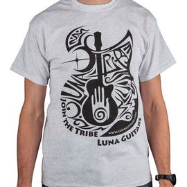 Luna Guitars - Mens Join the Tribe Ash Grey - XXL