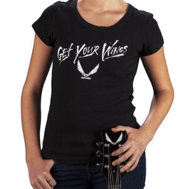 Dean - Shirt: Ladies Scoop Get your Wings SM