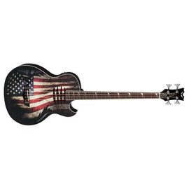 Dean - Mako Bass Dave Mustaine A/E USA Flag
