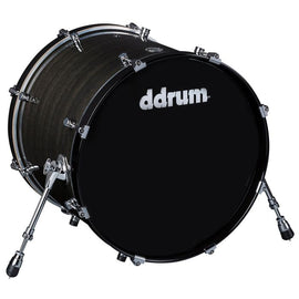 ddrum - Reflex Series Bass drum 16x22 Trans black lacquer