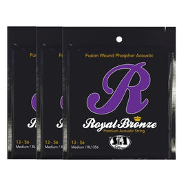 S.I.T. Strings RL1356 Royal Bronze Acoustic String - 3 PACK