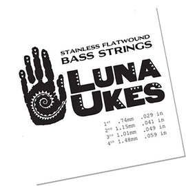 Luna Guitars - Uke Bass Strings Flatwound