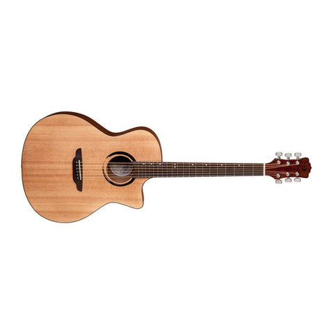 Luna Guitars - Wabi Sabi Grand Concert Cutaway A/E - Solid Spruce Top