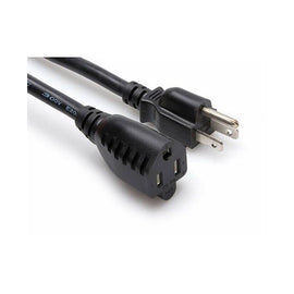 3-Wire Edison AC Extension Cord, 12 AWG, Black 50' for Rent for $5.50