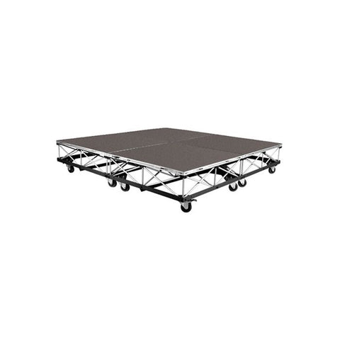 IntelliStage - 13 HIGH  8 FT X 8 FT MOBILE DRUM RISER ON 3 1/2 CASTERS