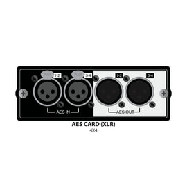 AES/EBU 4+4 XLR card