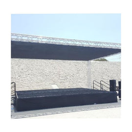 Black / Colored Skirt/Stage Wrap added to your Stage is a Custom Add by Phone Order Only