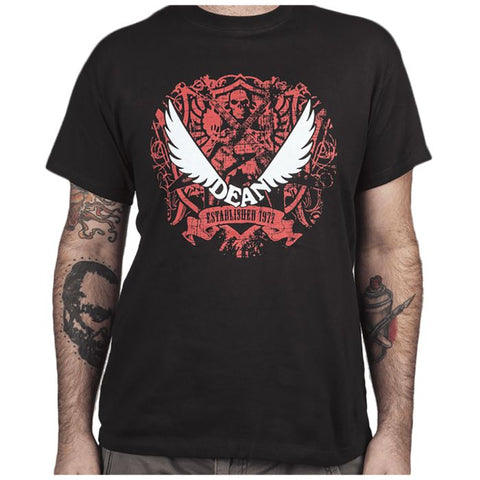 Dean T-Shirt: Dean Red Logo Small